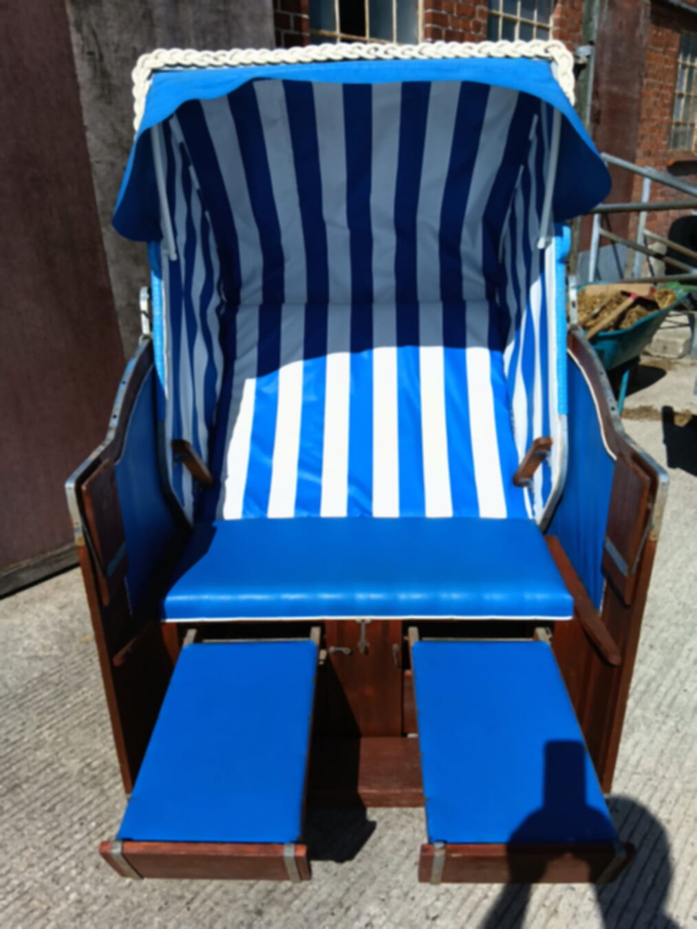 Strandkorb 126 – Vorderansicht