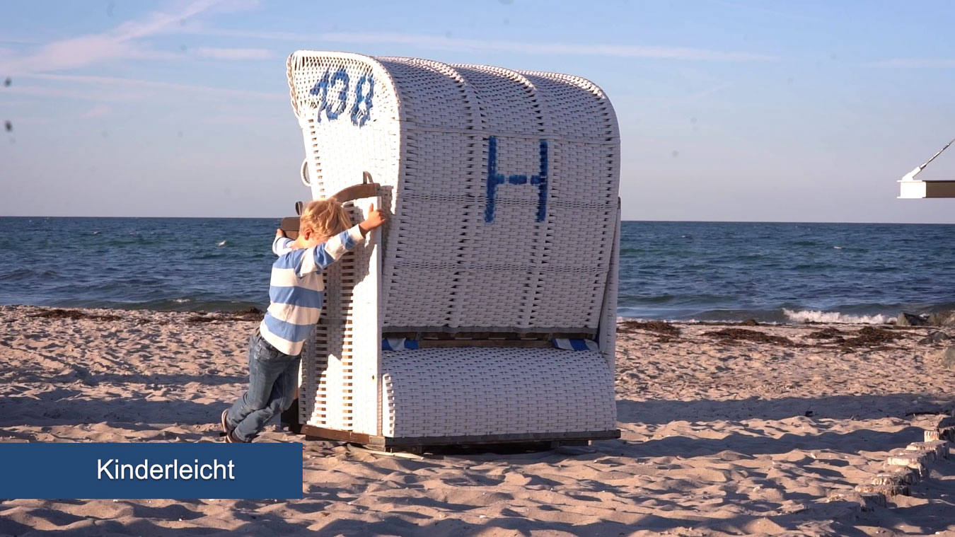Strandkörbe mit Drehgestell